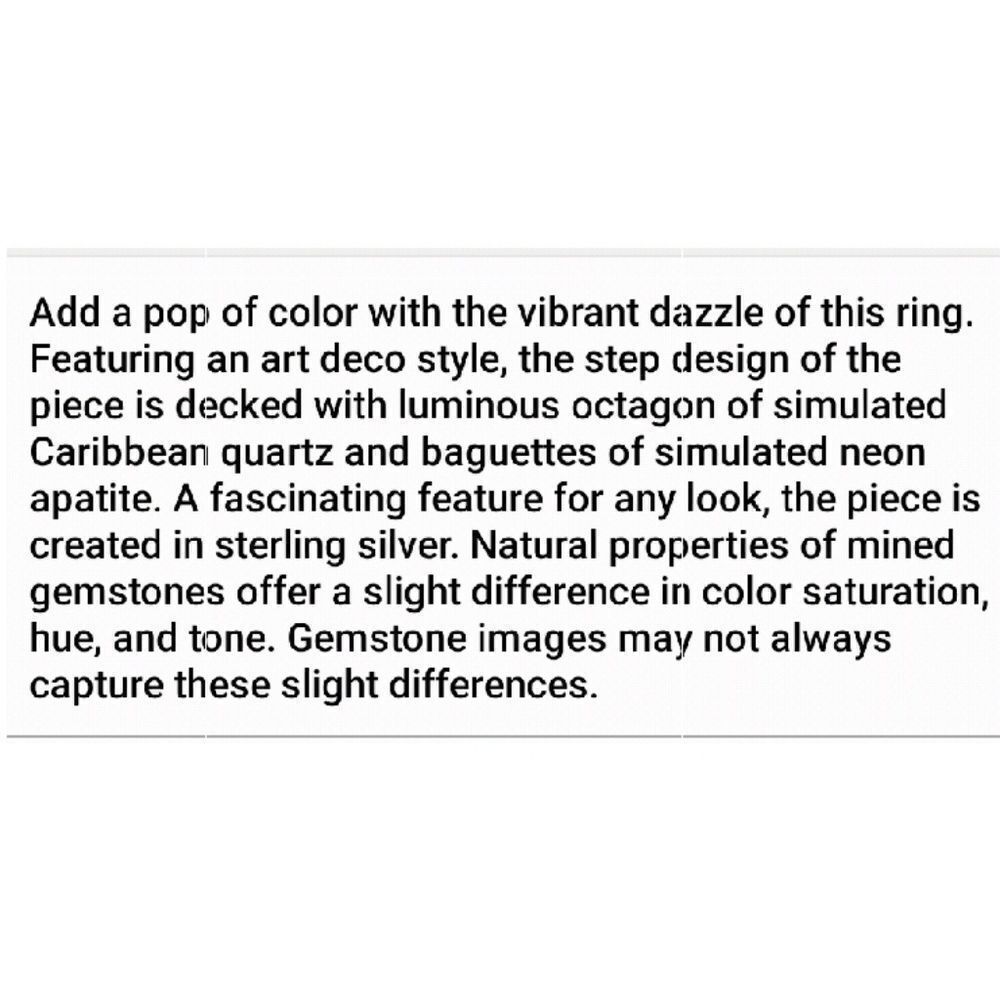 Blue Quartz Ring - Picture 4 of 5